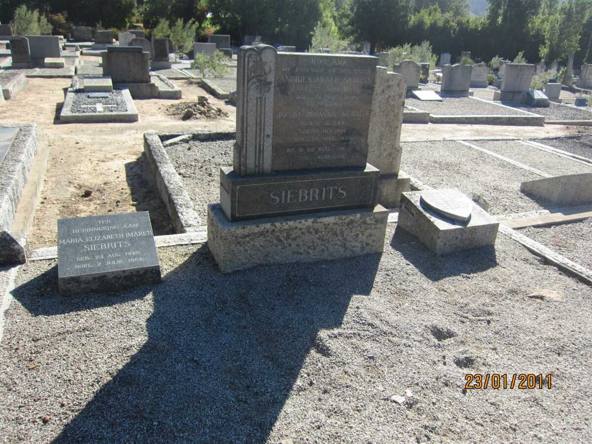 SIEBRITS :: DE VILLIERS