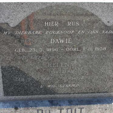 TOIT Dawie, du 1896-1958 &amp; Helena COETZER 1892-1976