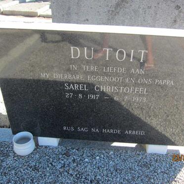 TOIT Sarel Christoffel, du 1917-1973