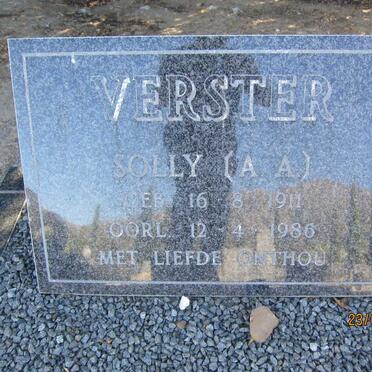 VERSTER A.A. 1911-1986