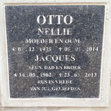 OTTO Nellie 1935-2014 :: OTTO Jacques 1962-2013