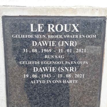 ROUX Dawie, le 1943-2021 :: ROUX Dawie, le 1969-2021