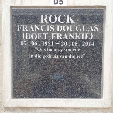 ROCK Francis Douglas 1951-2014