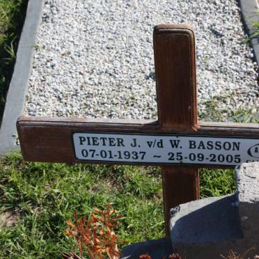 BASSON Pieter J. v.d. W. 1937-2005