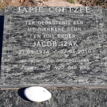 COETZEE Jacob Izak 1974-2010