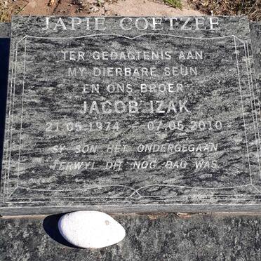 COETZEE Jacob Izak 1974-2010