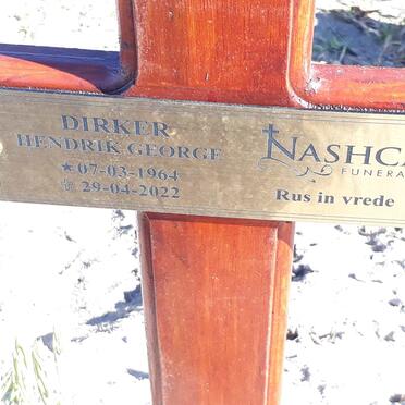 DIRKER Hendrik George 1964-2022