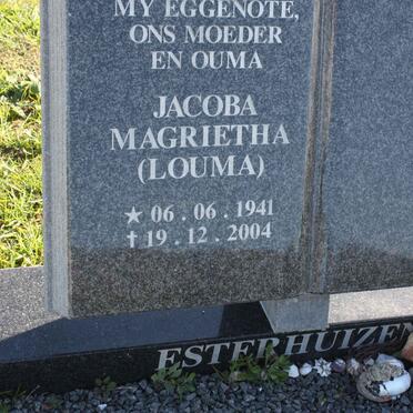 ESTERHUIZEN Jacoba Magrietha 1941-2004