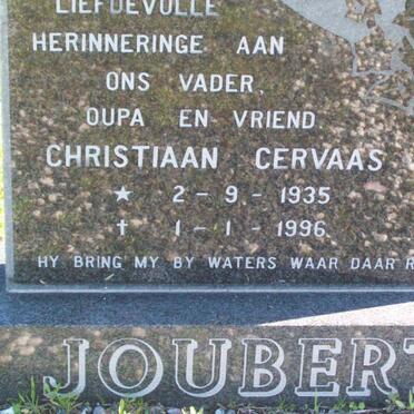 JOUBERT Christiaan Cervaas 1935-1996