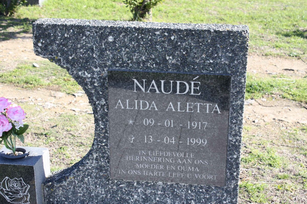 NAUDE Alida Aletta 1917-1999