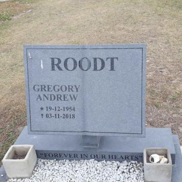 ROODT Gregory Andrew 1954-2018