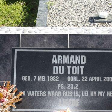 TOIT Armand, du 1982-2007
