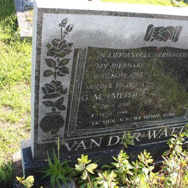 WATT G.M., van der 1942-1998