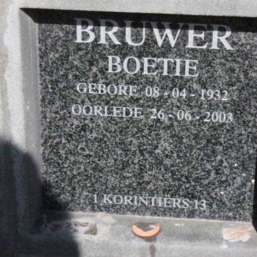 BRUWER Boetie 1932-2003