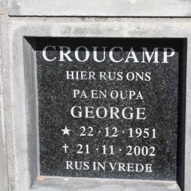 CROUCAMP George 1951-2002