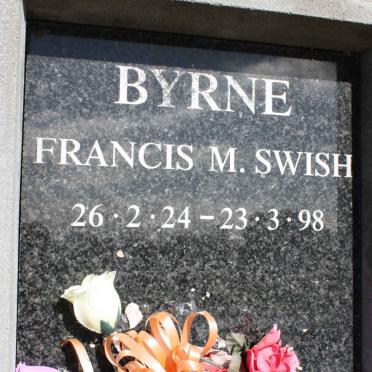 BYRNE Francis M. Swish 1924-1998