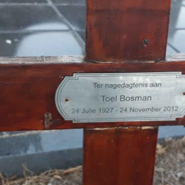 BOSMAN Helena J. 1927-2012