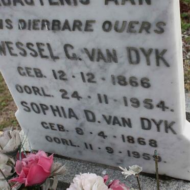 DYK Wessel G., van 1866-1954 &amp; Sophia 1868-1959