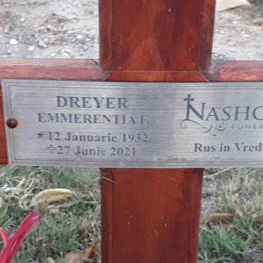 DREYER Willem 1931-2021 &amp; Emmarentia F. 1932-2021