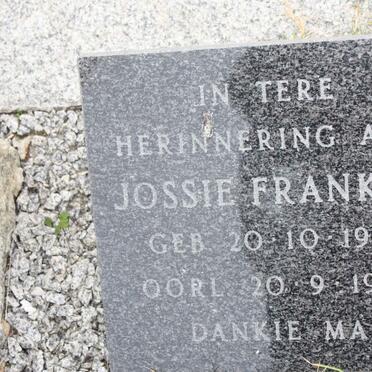 FRANKEN Jossie 1916-1987