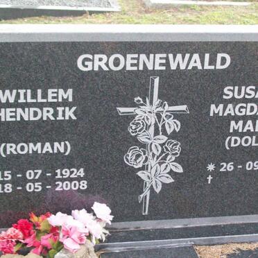 GROENEWALD Willem Hendrik 1924-2008 &amp; Susanna Magdalena Maria 1928-