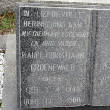GROENEWALD Karel Christiaan 1946-1980