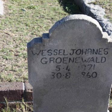 GROENEWALD Wessel Johanes 1960-1971