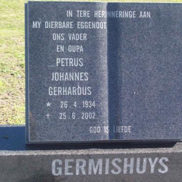 GERMISHUYS Petrus Johannes Gerhardus 1934-2002