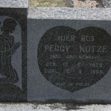 KOTZE Peggy 1929-1955