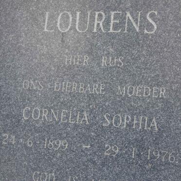 LOURENS Cornelia Sophia 1899-1976