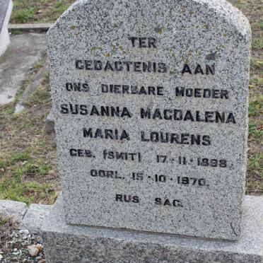 LOURENS Susanna Magdalena Maria nee SMIT 1898-1970