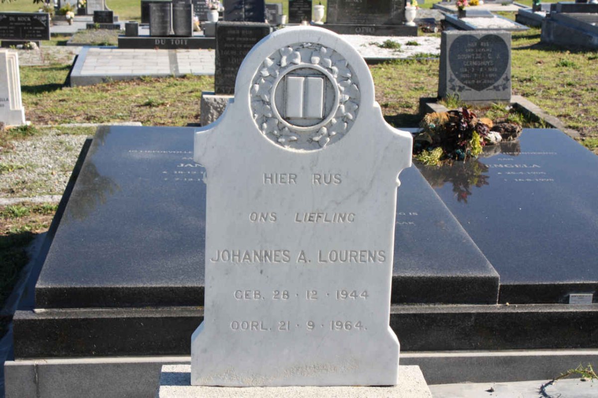 LOURENS Johannes A. 1944-1964