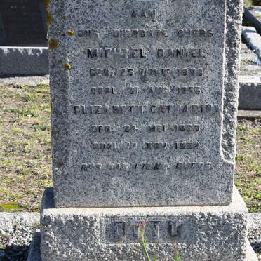 OTTO Michiel Daniel 1893-1955 &amp; Elizabeth Catharina 1893-1952