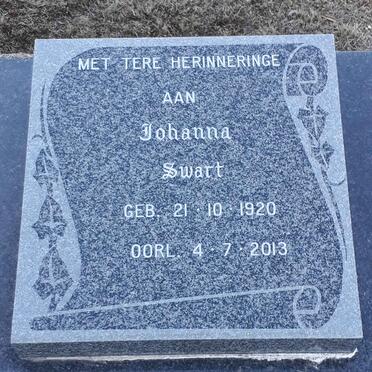 SWART Johanna 1920-2013