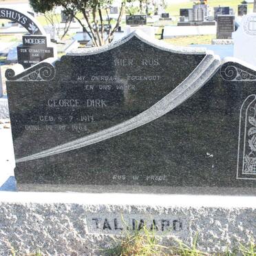 TALJAARD George Dirk 1913-1964