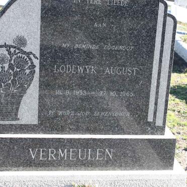 VERMEULEN Lodewyk August 1933-1965