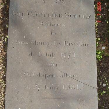 SCHULZ Johannes Gottlieb 1774-1831