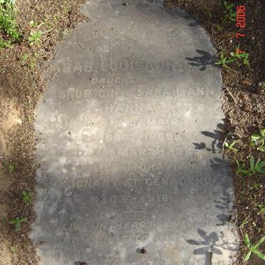 HANNA Sarah Louisa 1869-1929