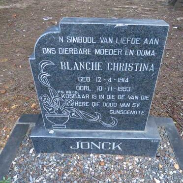 JONCK Blanche Christina 1914-1993