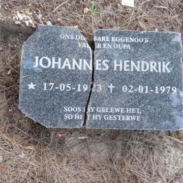 ? Johannes Hendrik 1923-1979