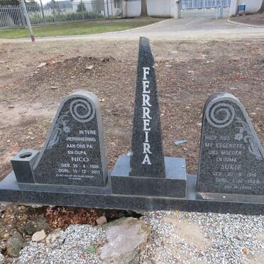 FERREIRA Nico 1926-2011 & Sukie 1916-1988