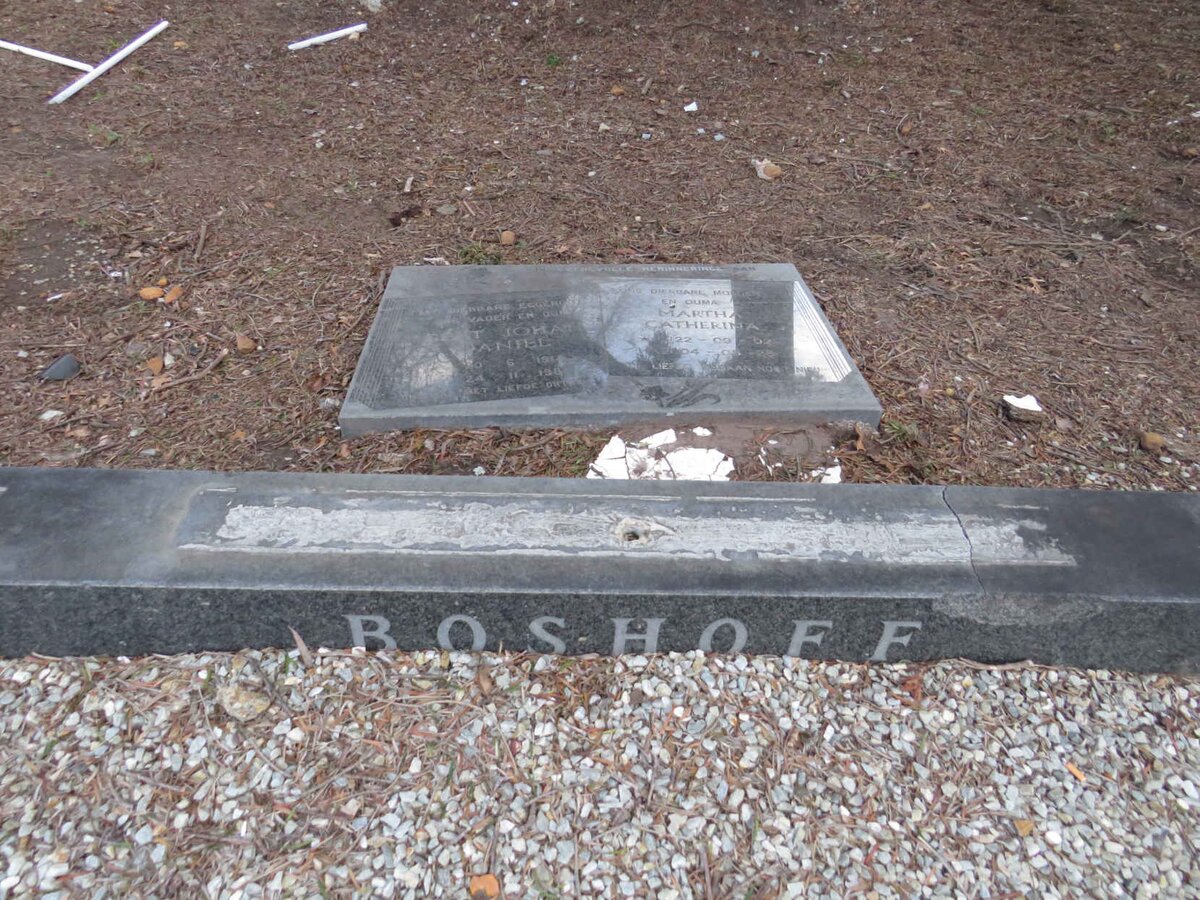 BOSHOFF Gert Johan Daniel 1914-1989 & Martha Catherina 1922-2004 _1