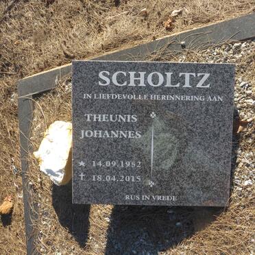 SCHOLTZ Theunis Johannes 1952-2015