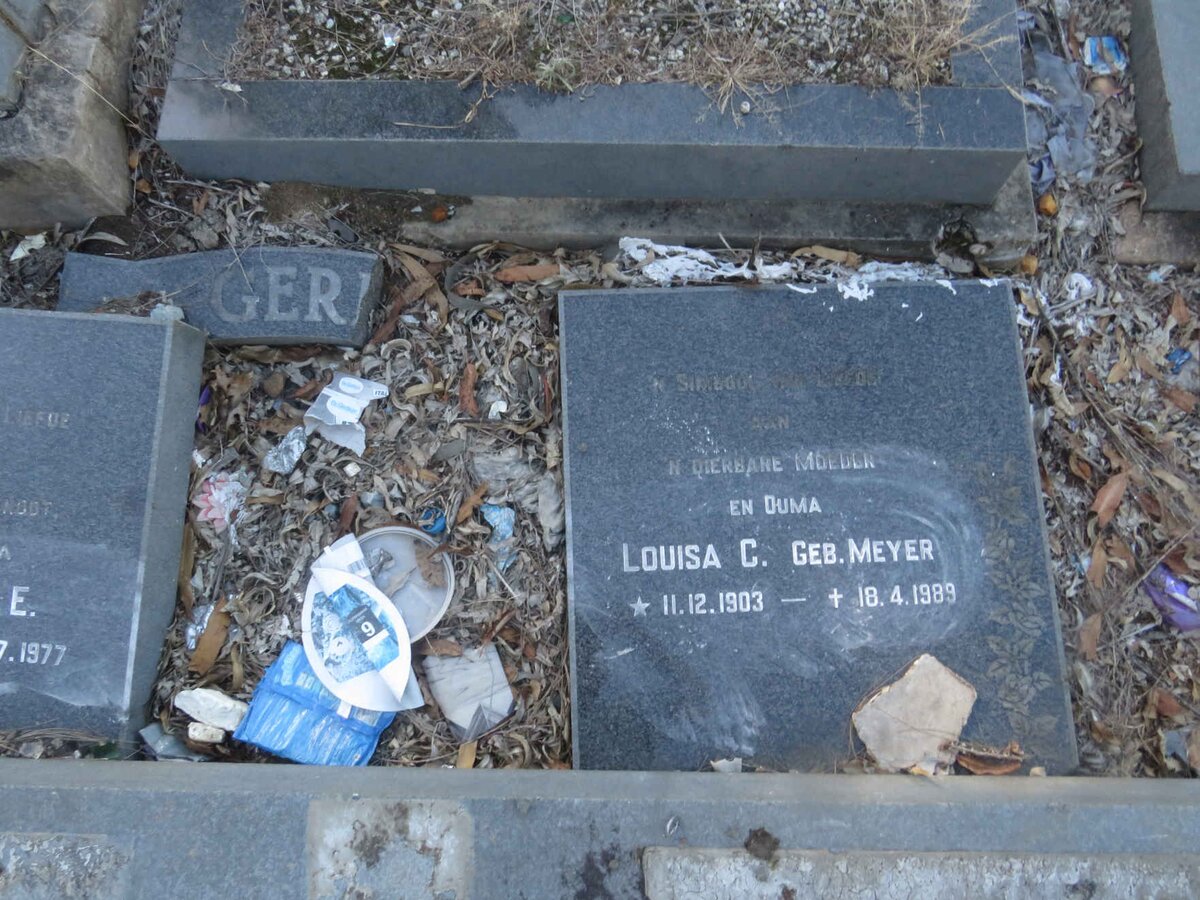 GER?? Gerhardus E. 1895-1977 &amp; Louisa C. MEYER 1903-1989 _2