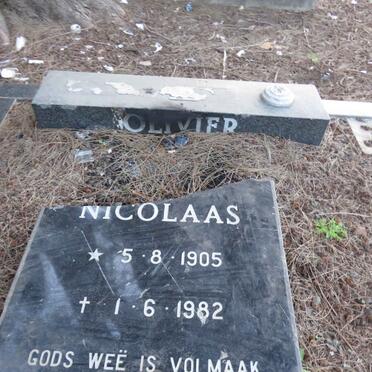 OLIVIER Nicolaas 1905-1982