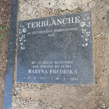TERBLANCHE Maryna Fredrika 1944-1998