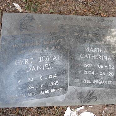 BOSHOFF Gert Johan Daniel 1914-1989 & Martha Catherina 1922-2004 _2