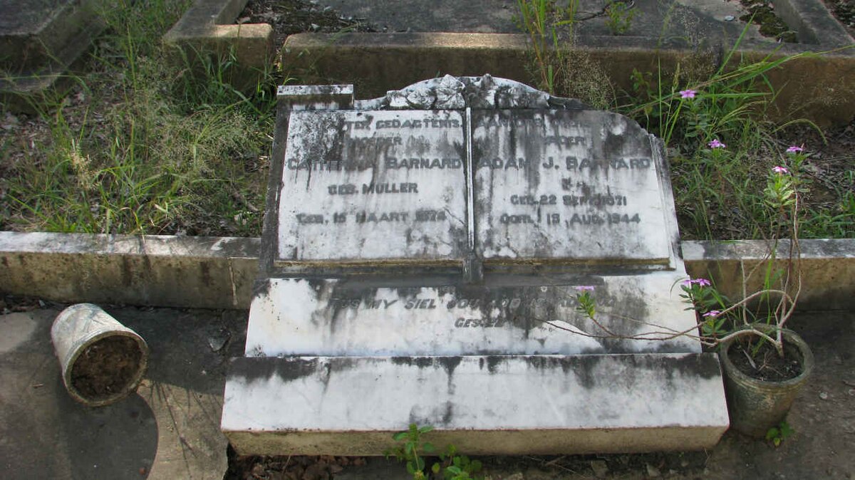 BARNARD Adam J. 1871-1944 &amp; Catharina MULLER 1874-