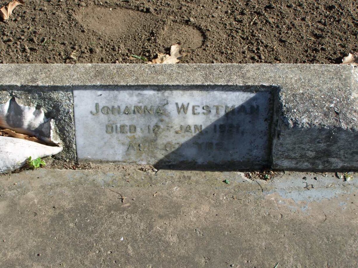 WESTMAN Johanna -1921