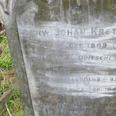 KRETZEN Johan 1809-1897